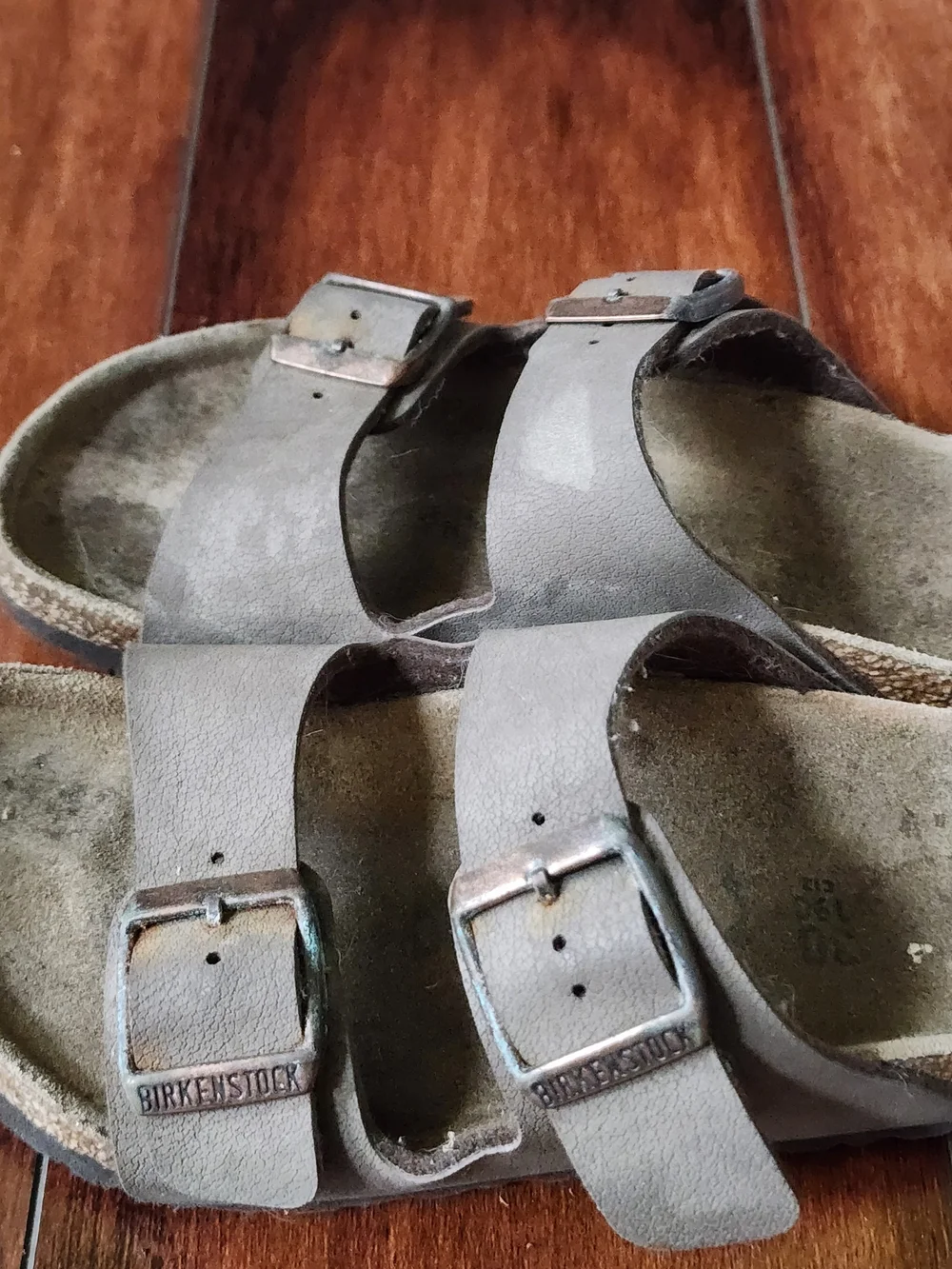 Birkenstock Arizona Kids Mocha Brown Birko-Flor Sandals Size 30 US Kids 12 Regul